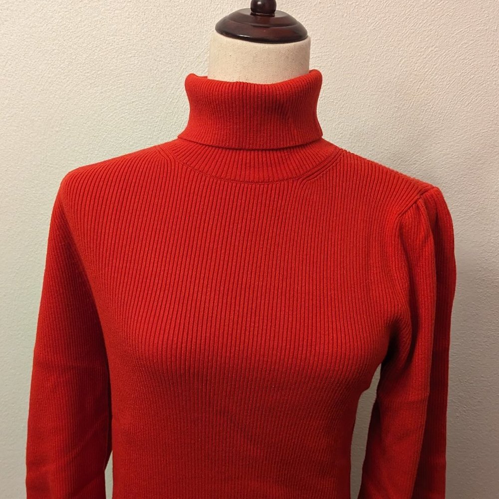 Ann Taylor Jeweled Cuff Balloon Sleeve Sweater - Picture 6 of 11